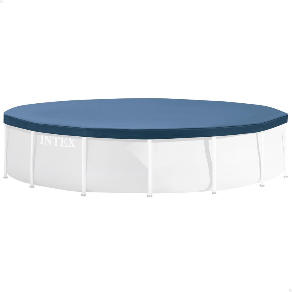 Intex Pool Cover for 10ft Round Pools, blue, top view