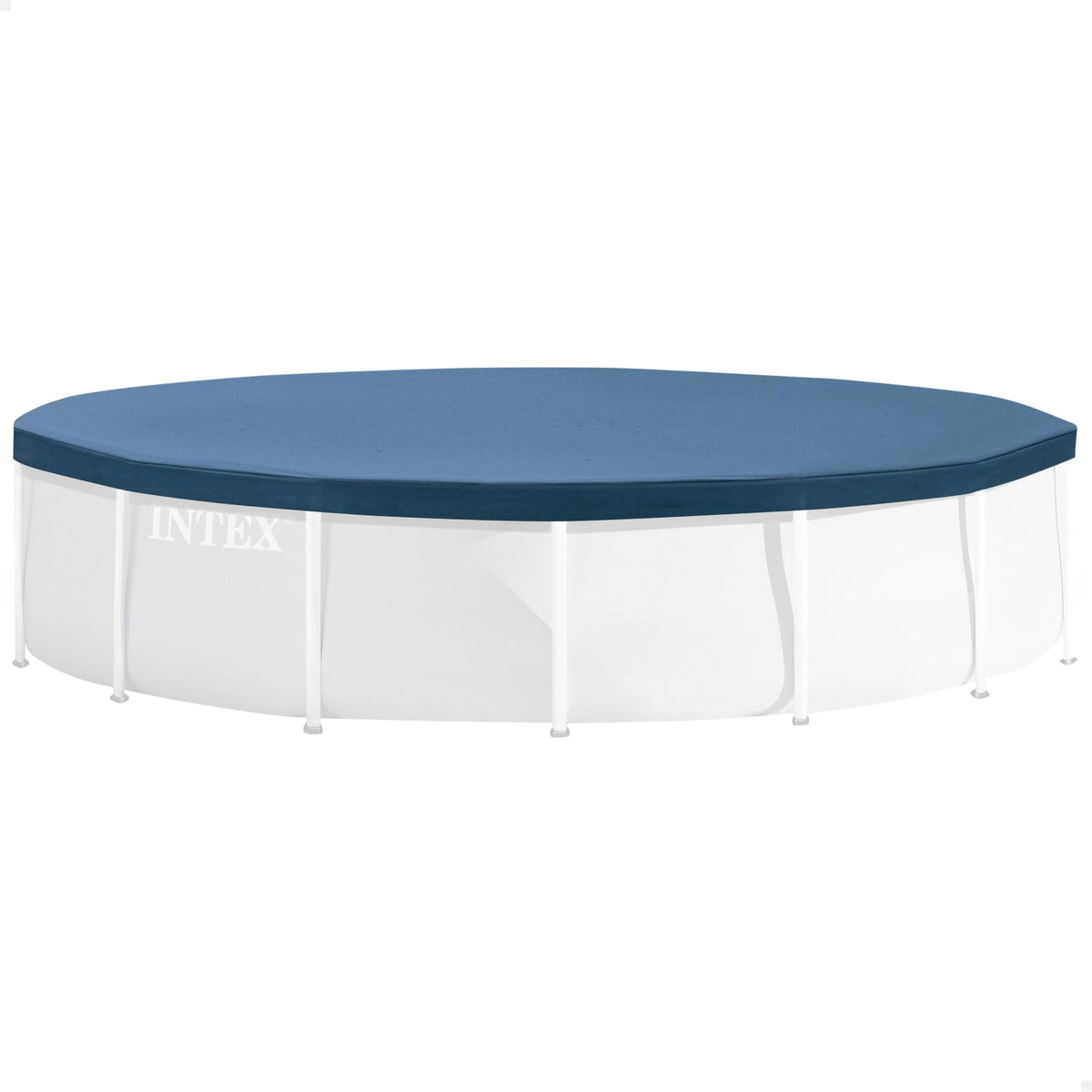 Intex Pool Cover for 10ft Round Pools, blue, top view