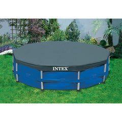 Intex Pool Cover installation with rope