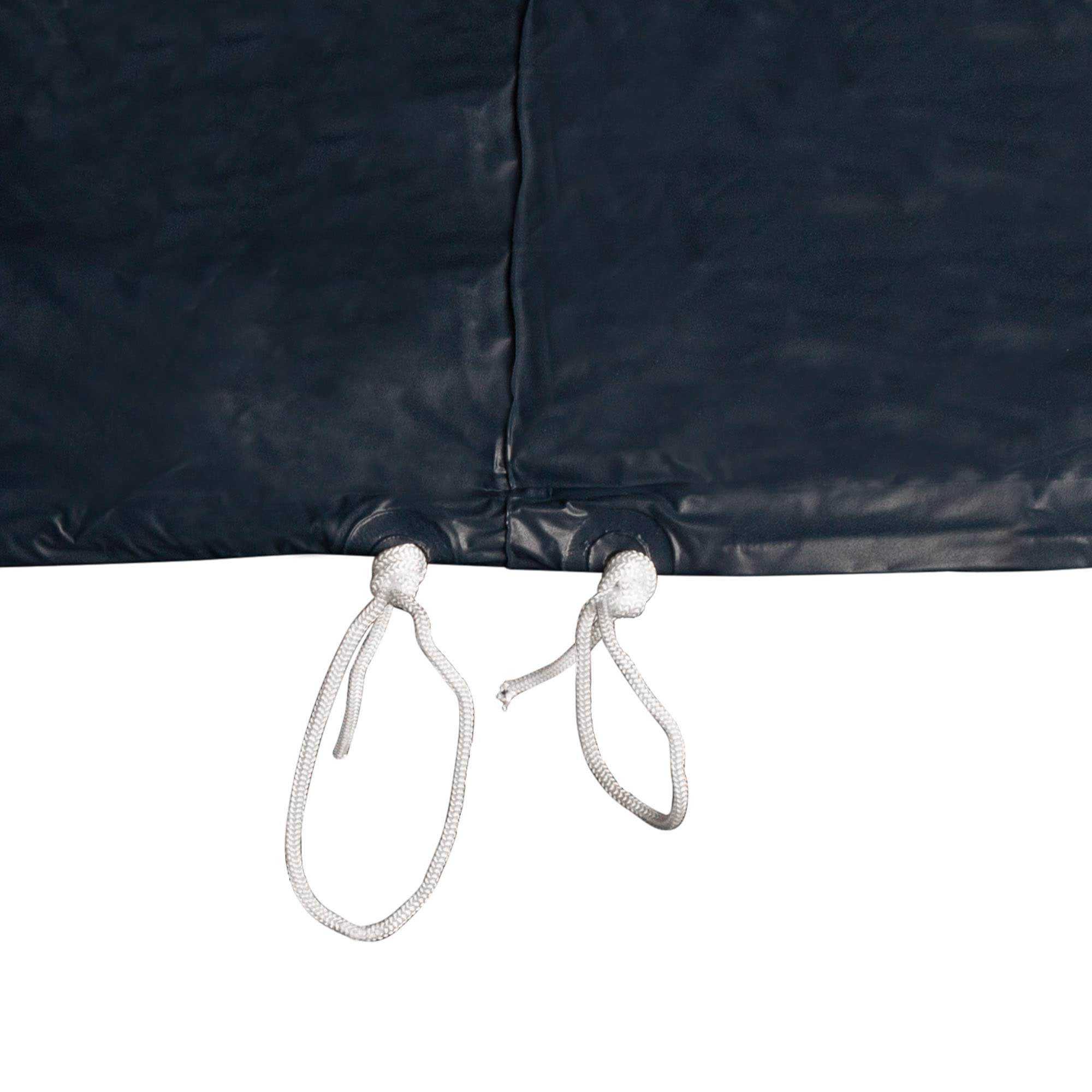 Intex pool cover with 8-inch overhang view