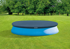 Intex pool cover with rope tie and drain holes