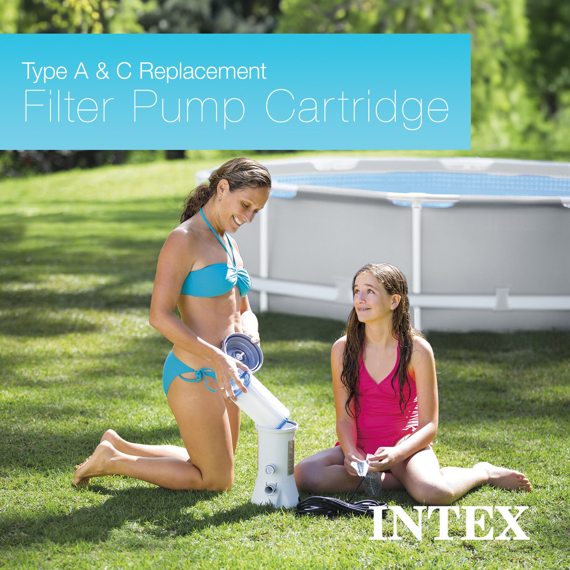 Intex Pool Filter Cartridge installation example