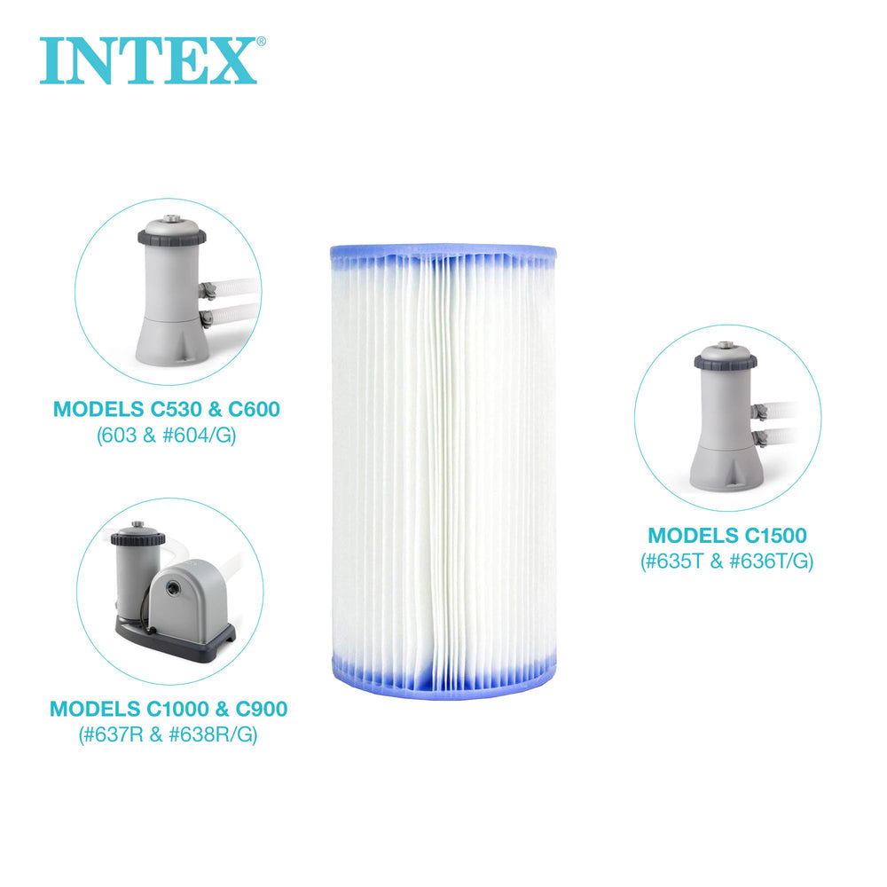 Intex Pool Filter Cartridge made of Dacron paper