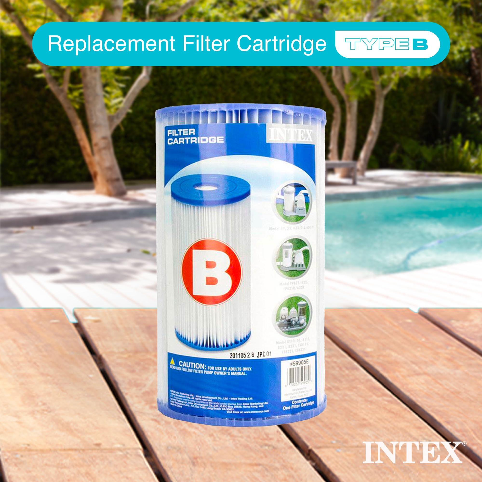 Intex Pool Filter Cartridge packaging