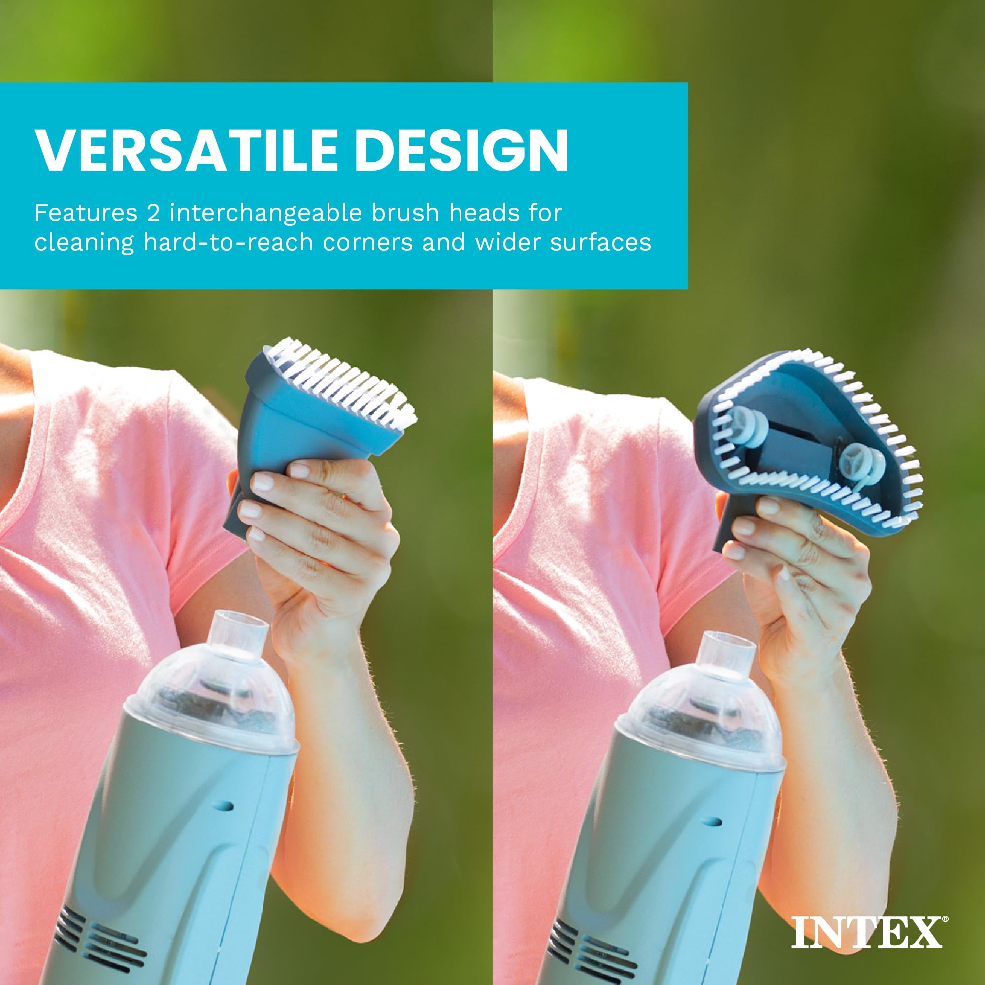Intex Rechargeable Handheld Pool Vacuum adjustable shaft