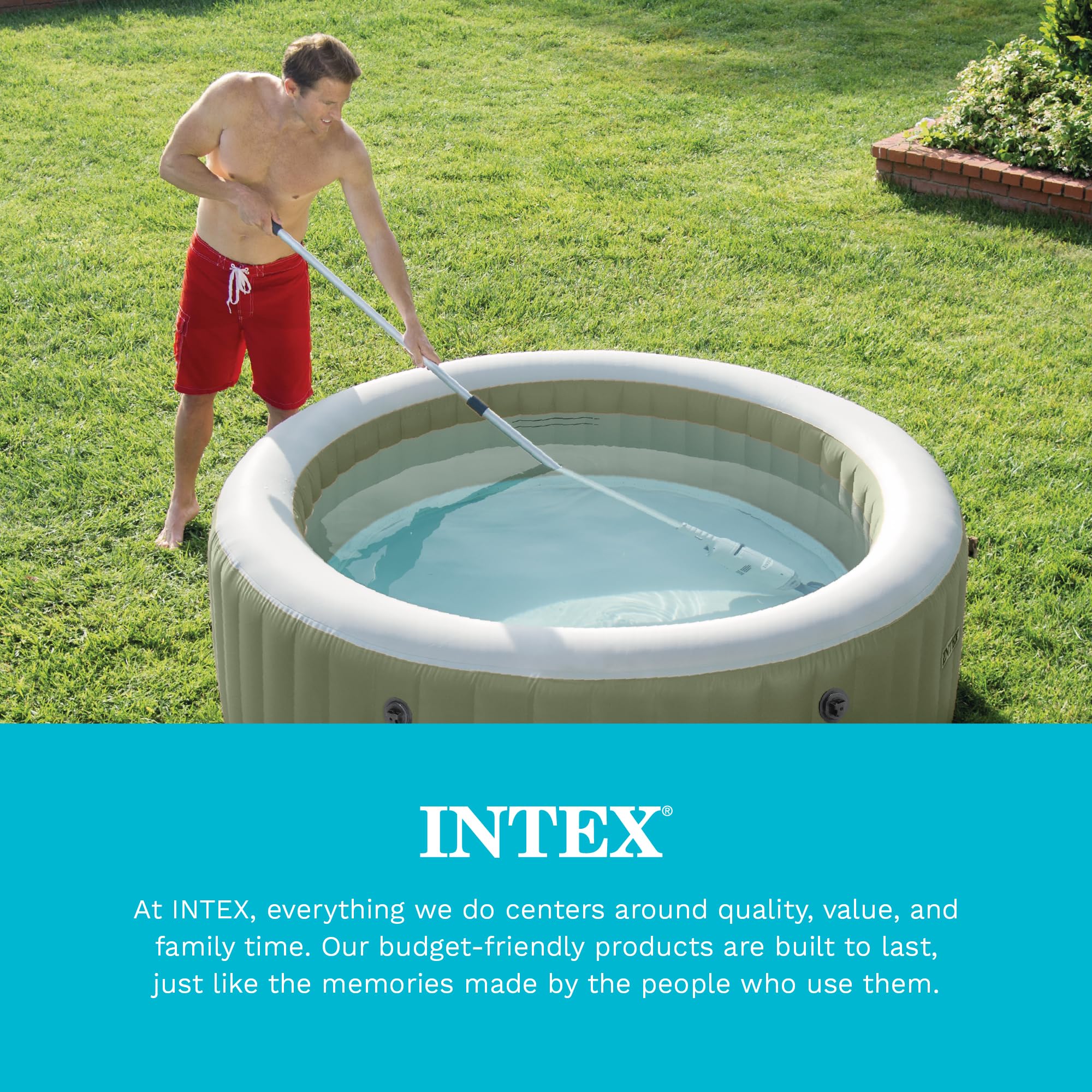 Intex Rechargeable Handheld Pool Vacuum packaging