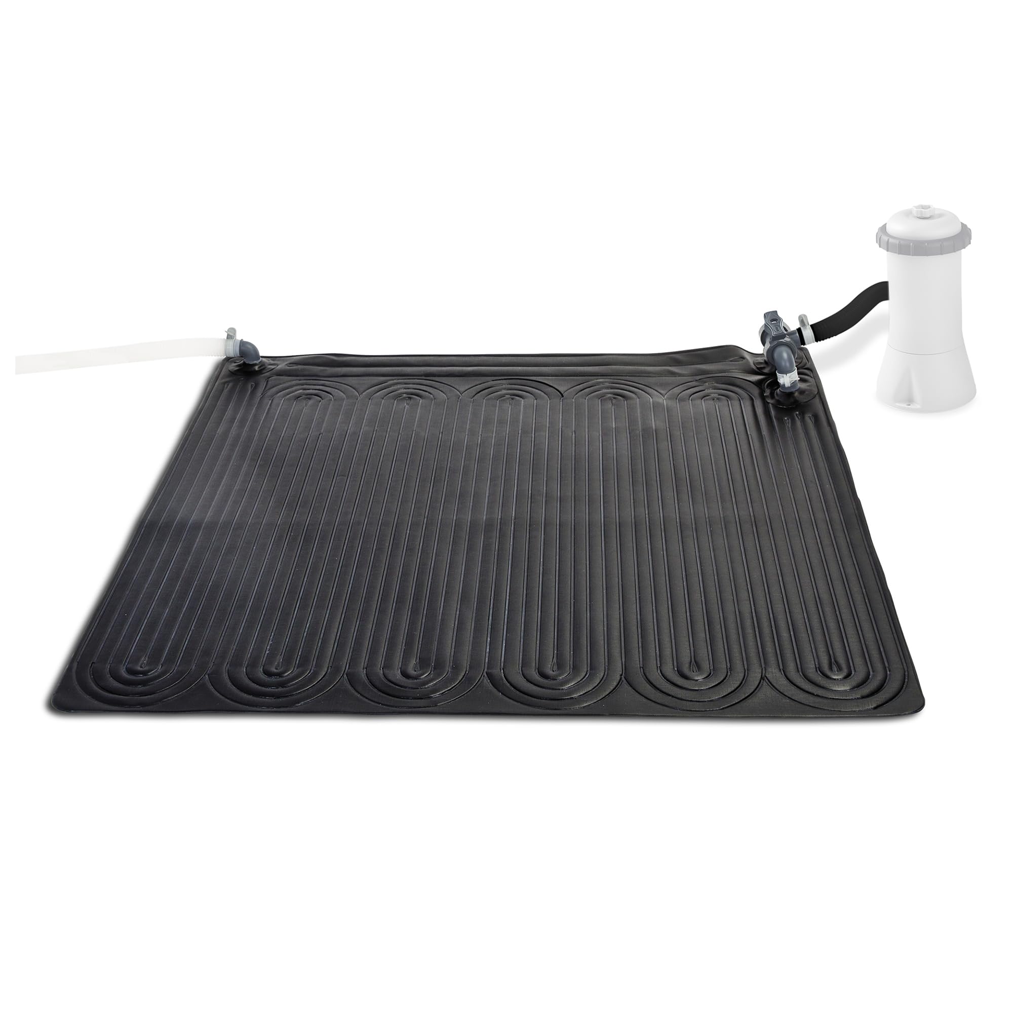 Intex Solar Pool Heater Mat front view with dimensions