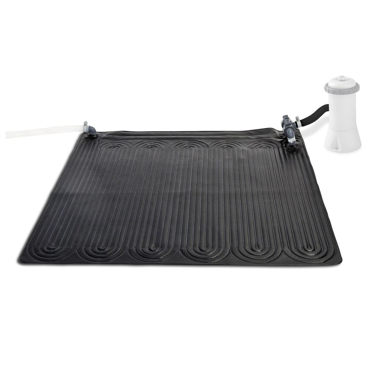 Intex Solar Pool Heater Mat front view with dimensions