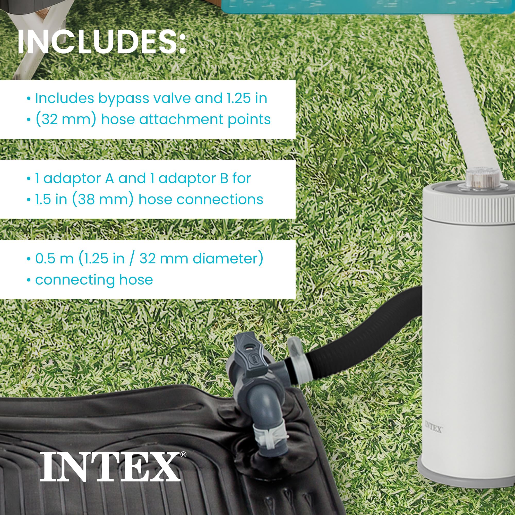 Intex Solar Pool Heater Mat with included adaptors