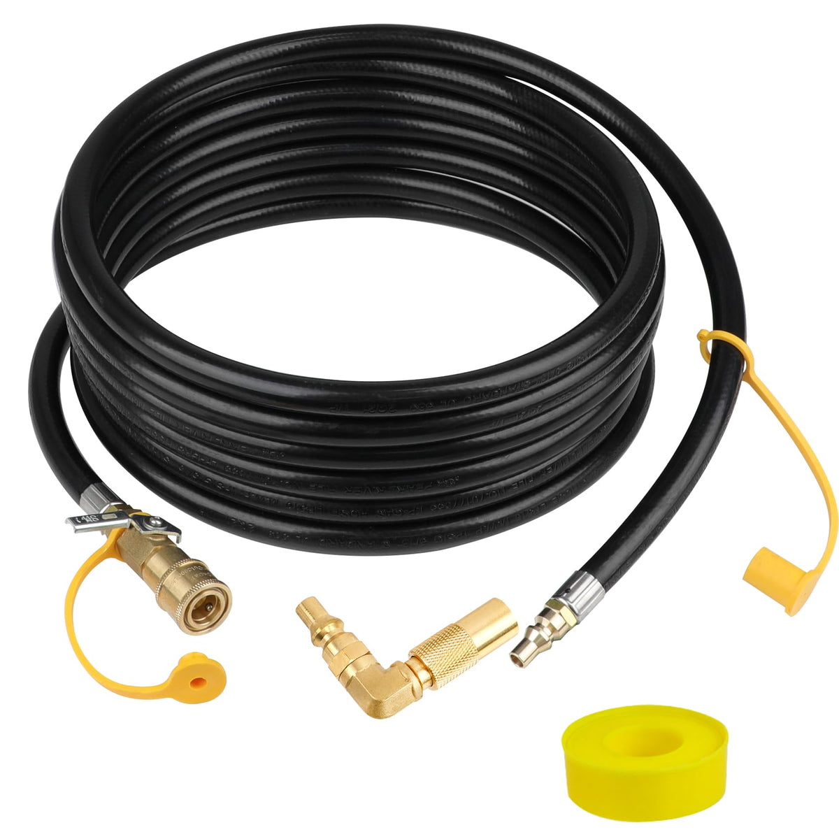 Iococee 18FT RV Quick Connect Propane Hose front view
