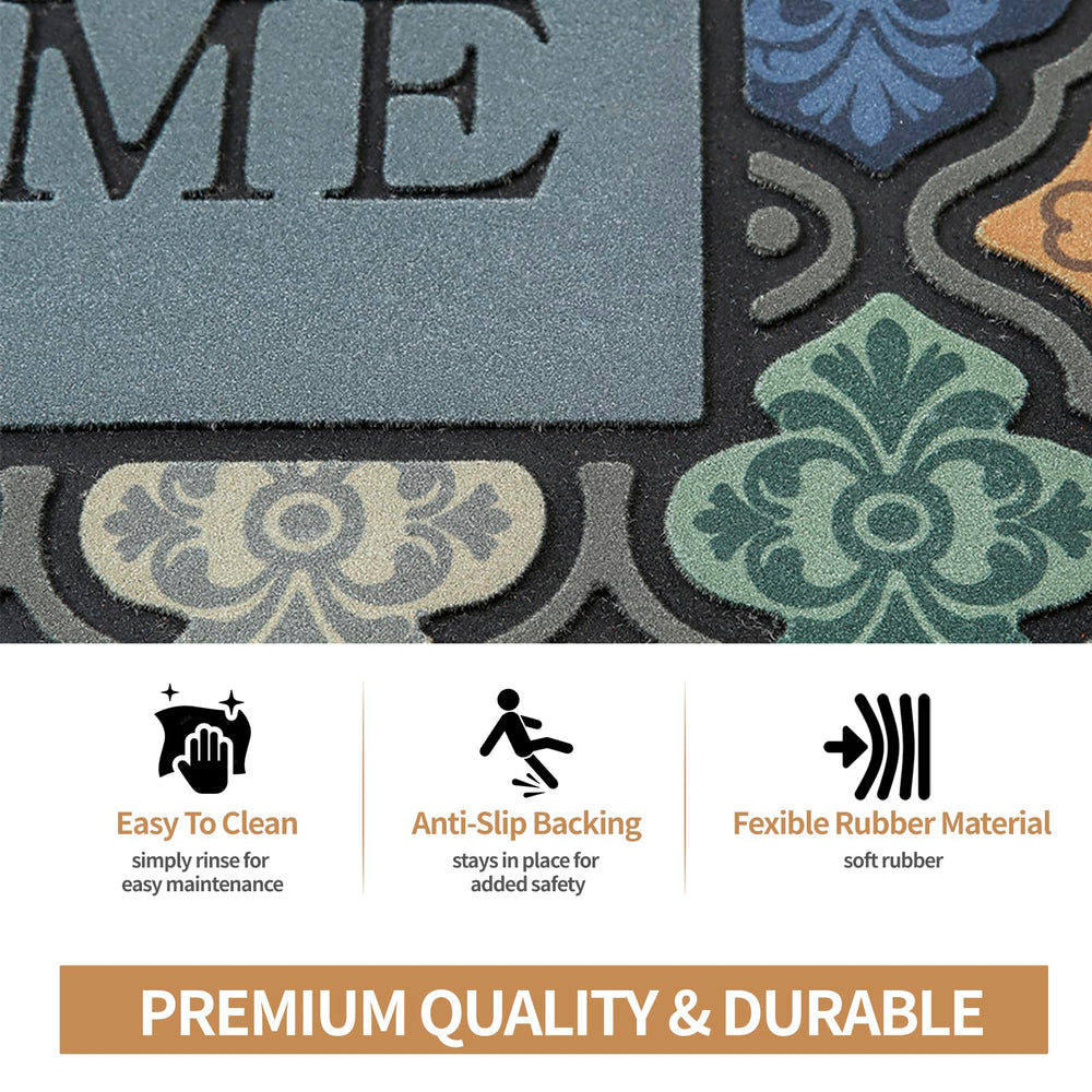 iouwy Door Mat showing low profile and thickness
