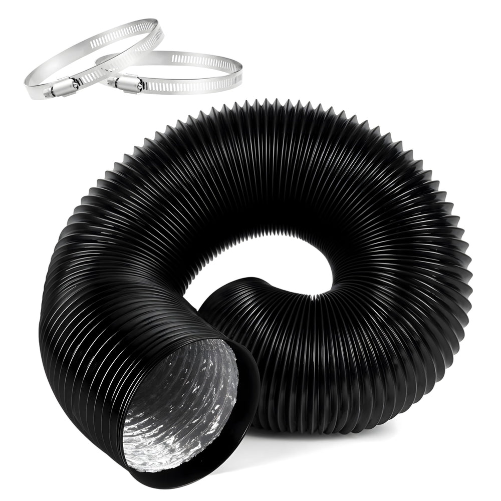 iPower 4 Inch Flexible Aluminum Ducting 16 Feet Length