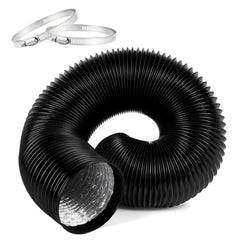 iPower 4 Inch Flexible Aluminum Ducting 16 Feet Length