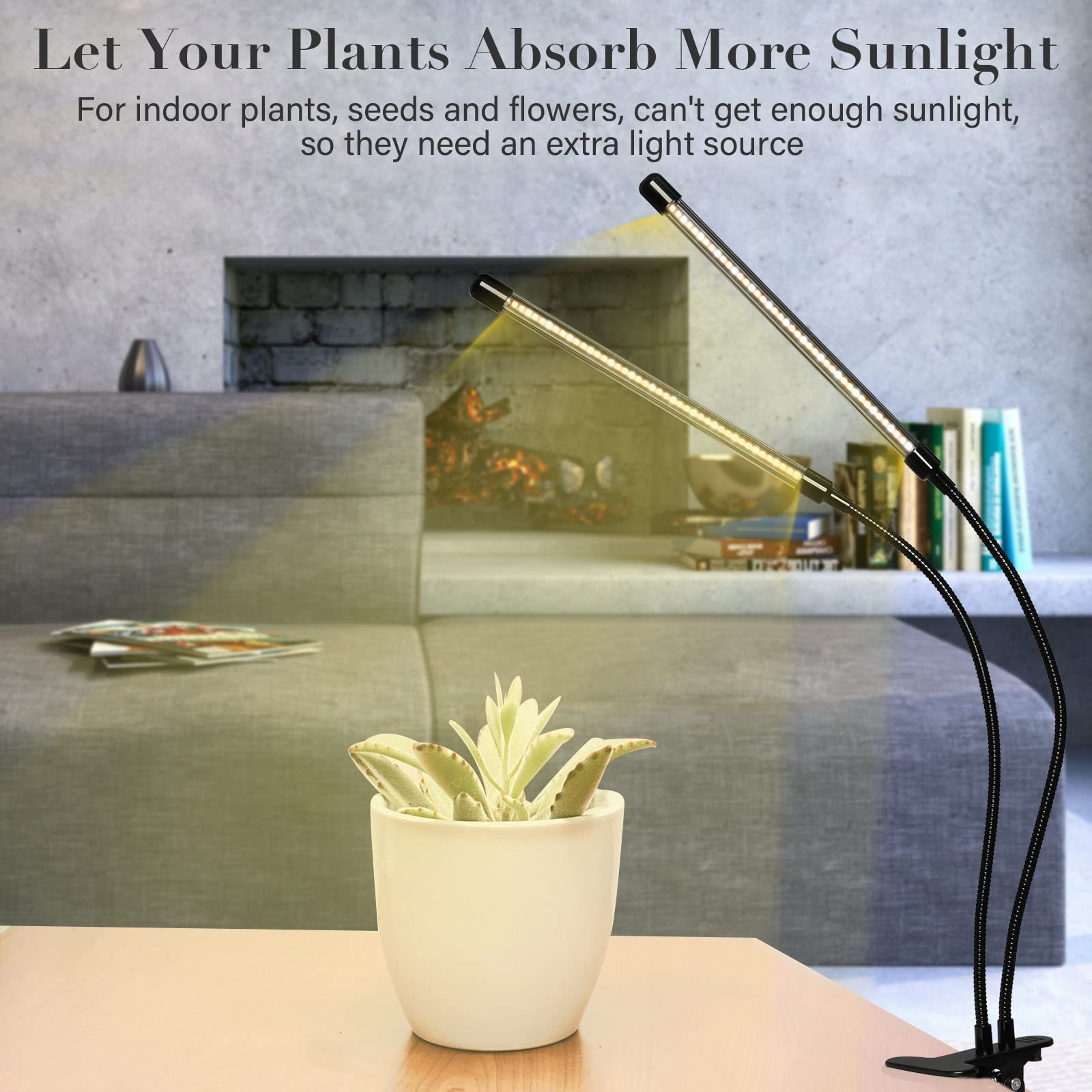 iPower LED Grow Light Strips packaging with product details