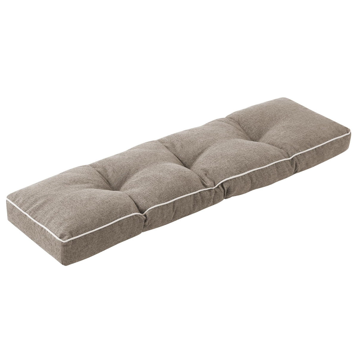 IPYNBAP Bench Cushion 42 x 16 inch khaki front view