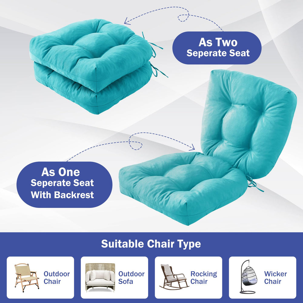IPYNBAP Outdoor Chair Cushion dimensions illustration