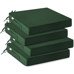IPYNBAP Outdoor Chair Cushions Set of 4 in Forest Green