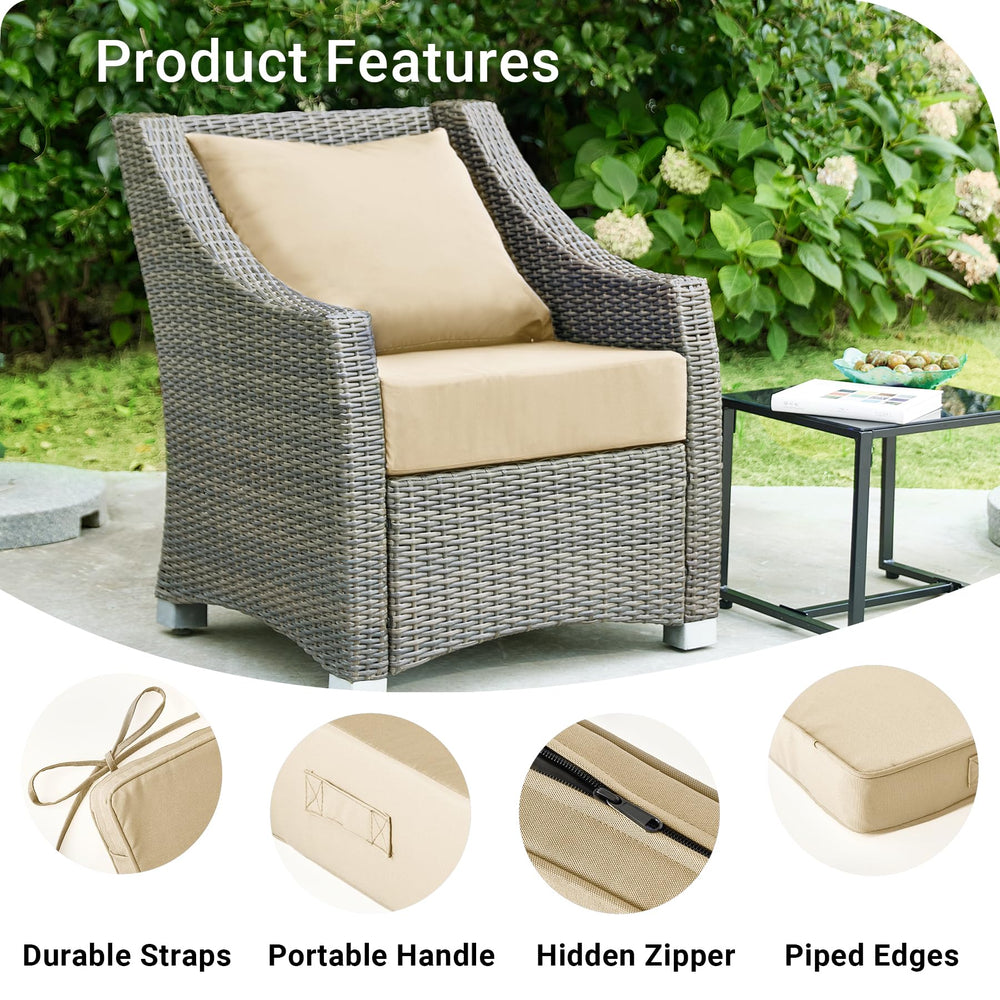 IPYNBAP outdoor cushions showing waterproof fabric