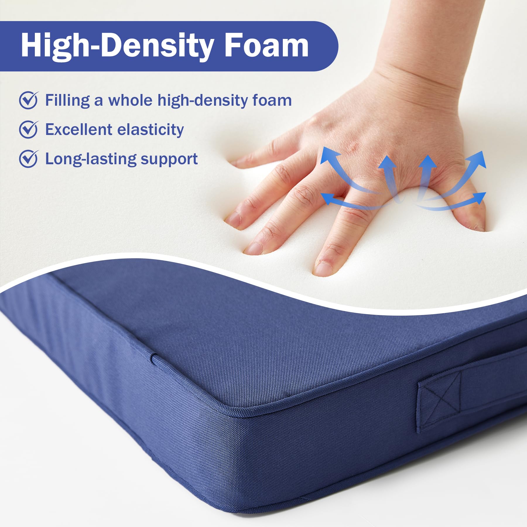 IPYNBAP Outdoor Cushions with hidden zipper detail
