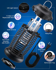 IQN Bug Zapper in use on a patio setting