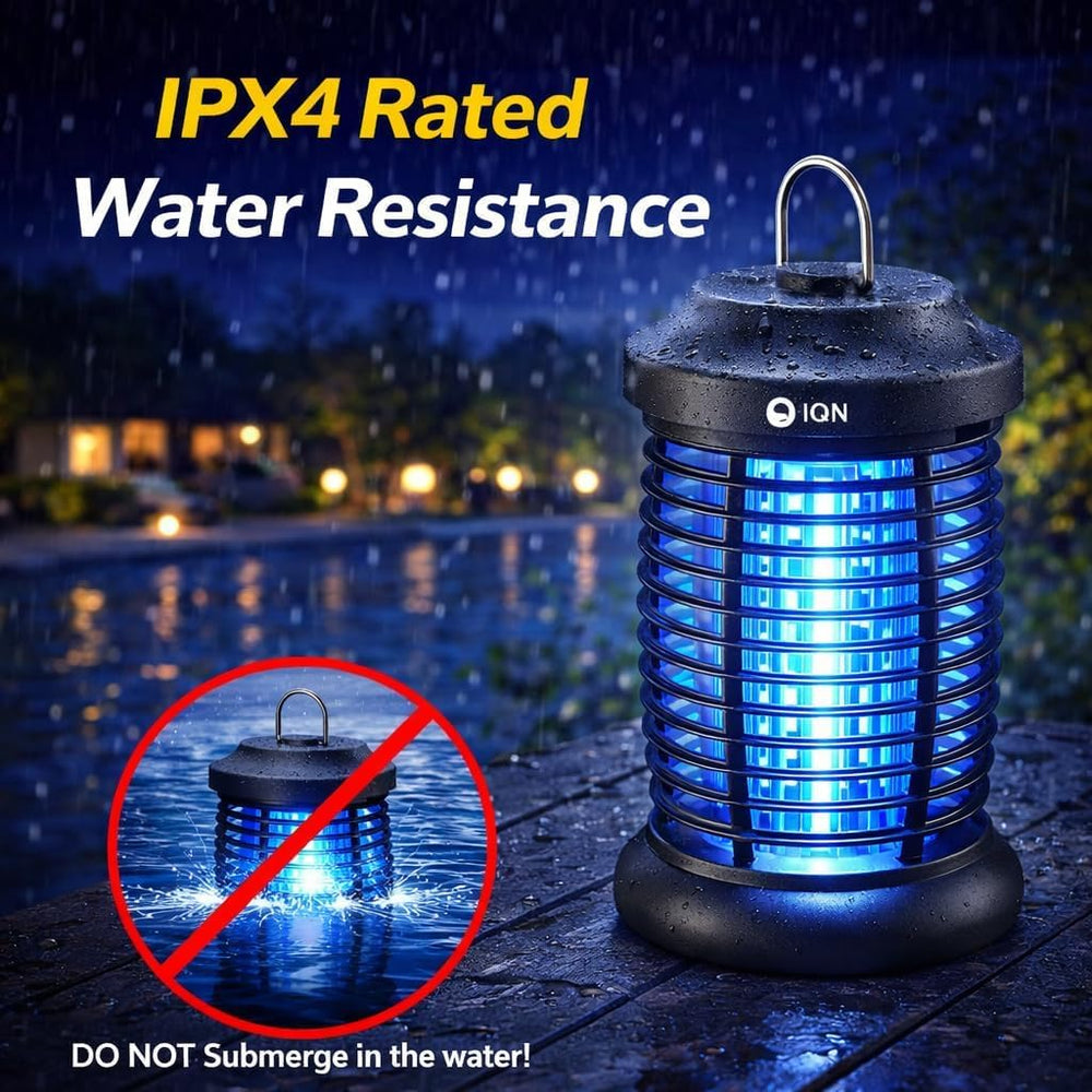 IQN Bug Zapper with metal chain hook for hanging