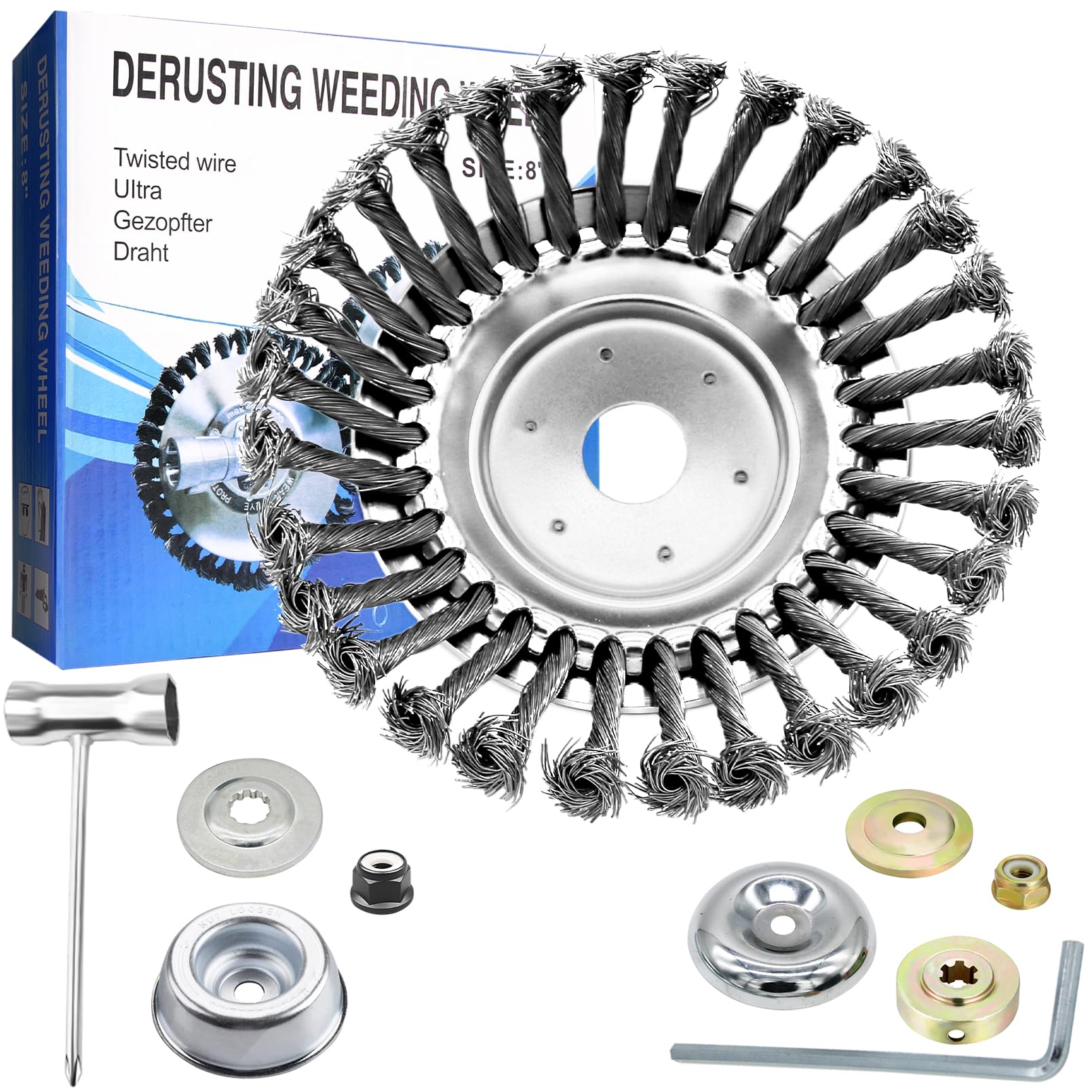 IRmm 8 Inch Unbreakable Wired Trimmer Blade front view