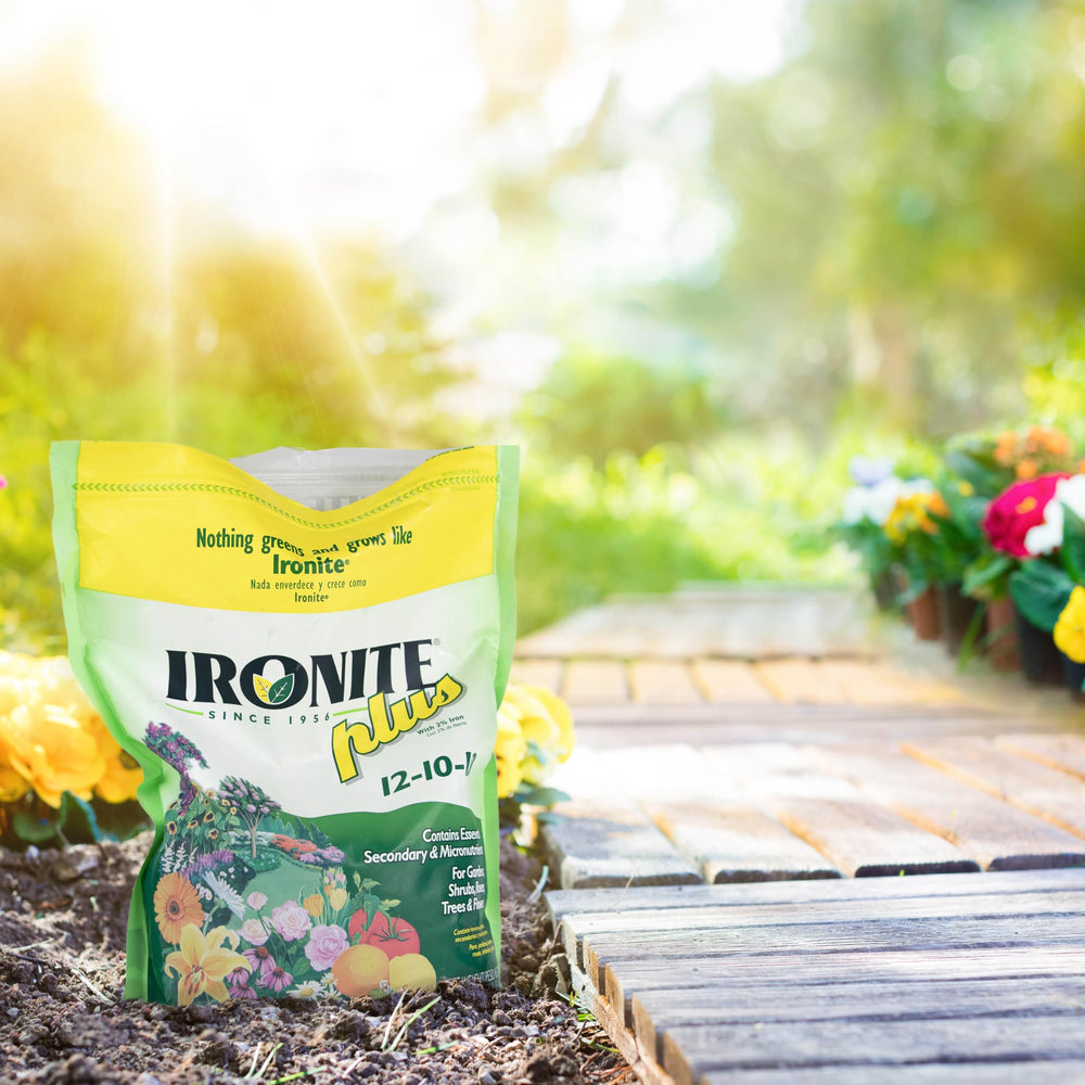 Ironite Plus packaging showing granular texture