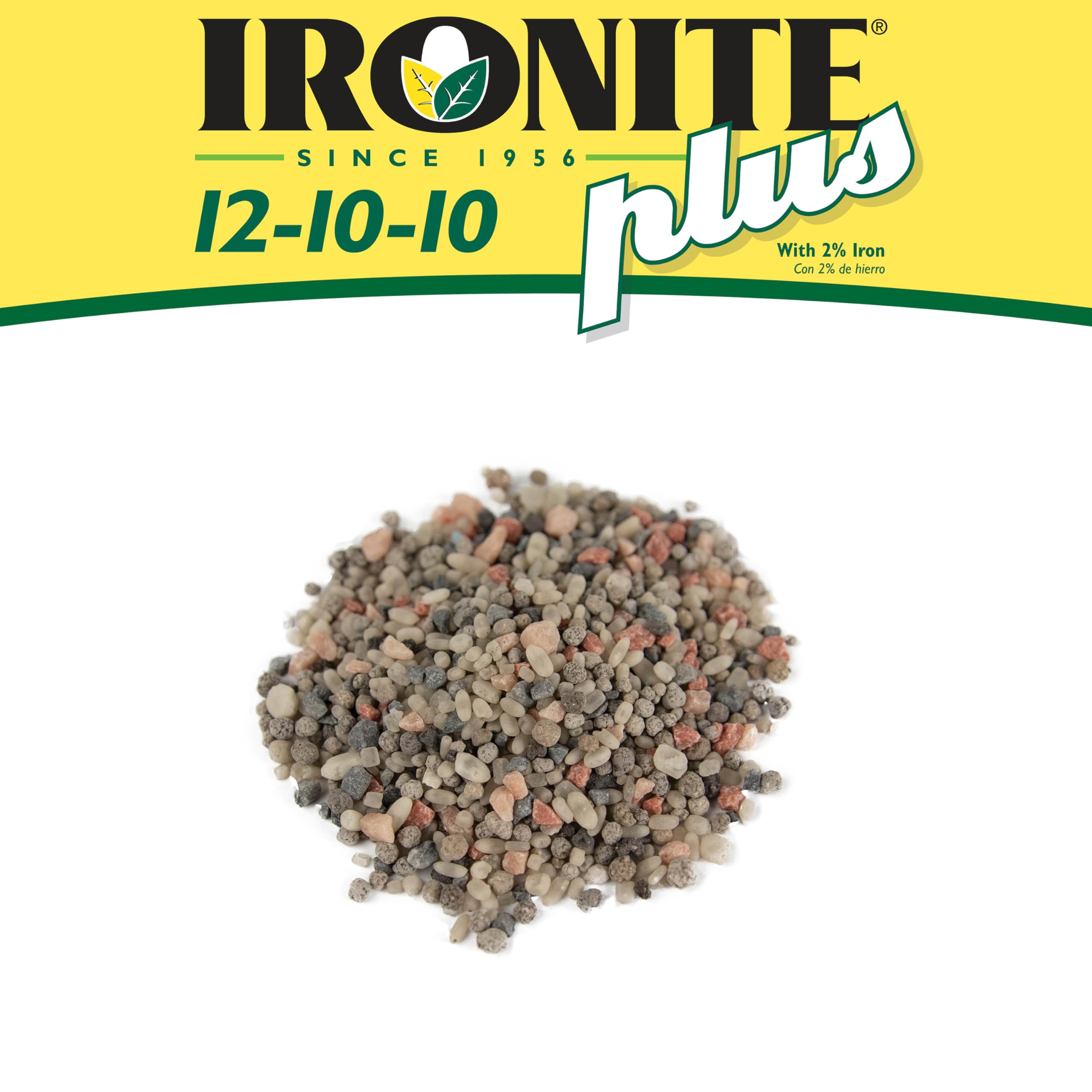 Ironite Plus Shrubs, Trees Plant Food close-up of granules