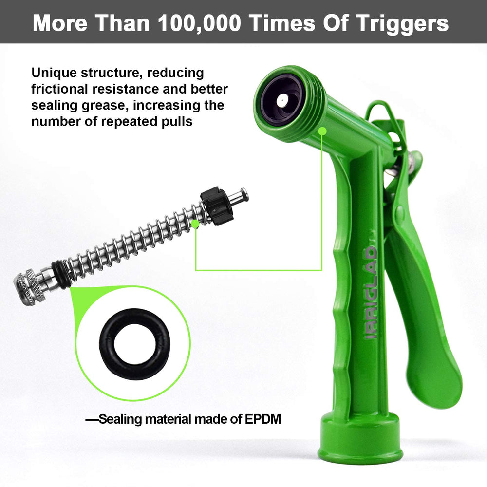 IRRIGLAD Hose Nozzle with adjustable spray pattern setting