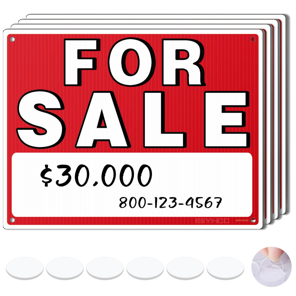 ISIYHCC For Sale Sign Car 14x10 double-sided view