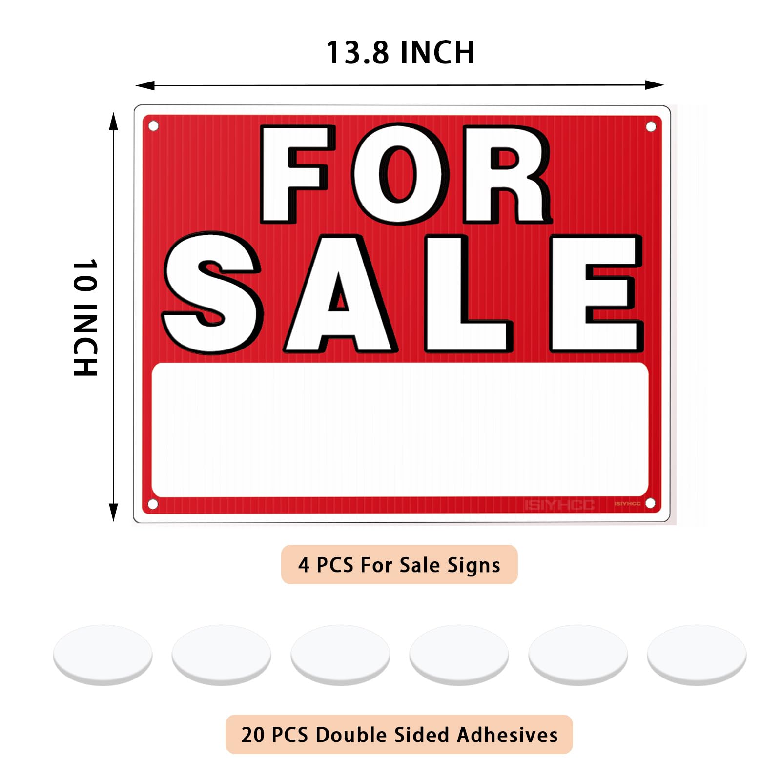 ISIYHCC For Sale Sign displayed on a car window