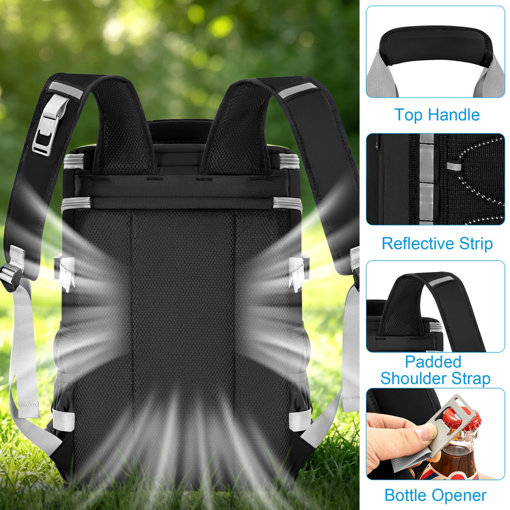 ITHWIU Cooler Backpack showing spacious compartments