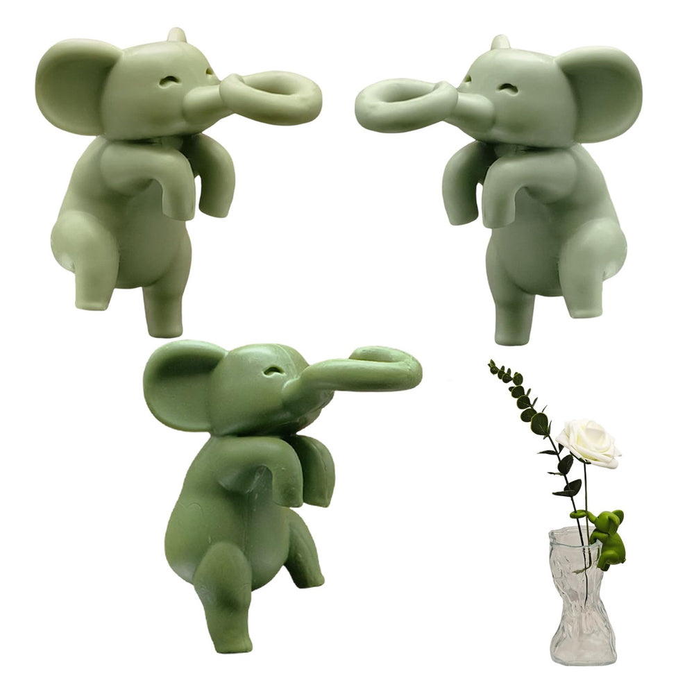 IVTLIF VVV Elephant Plant Cutting Holder in deep green