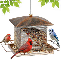 IWNTWY Bird Feeder square design with hook and hanging wire