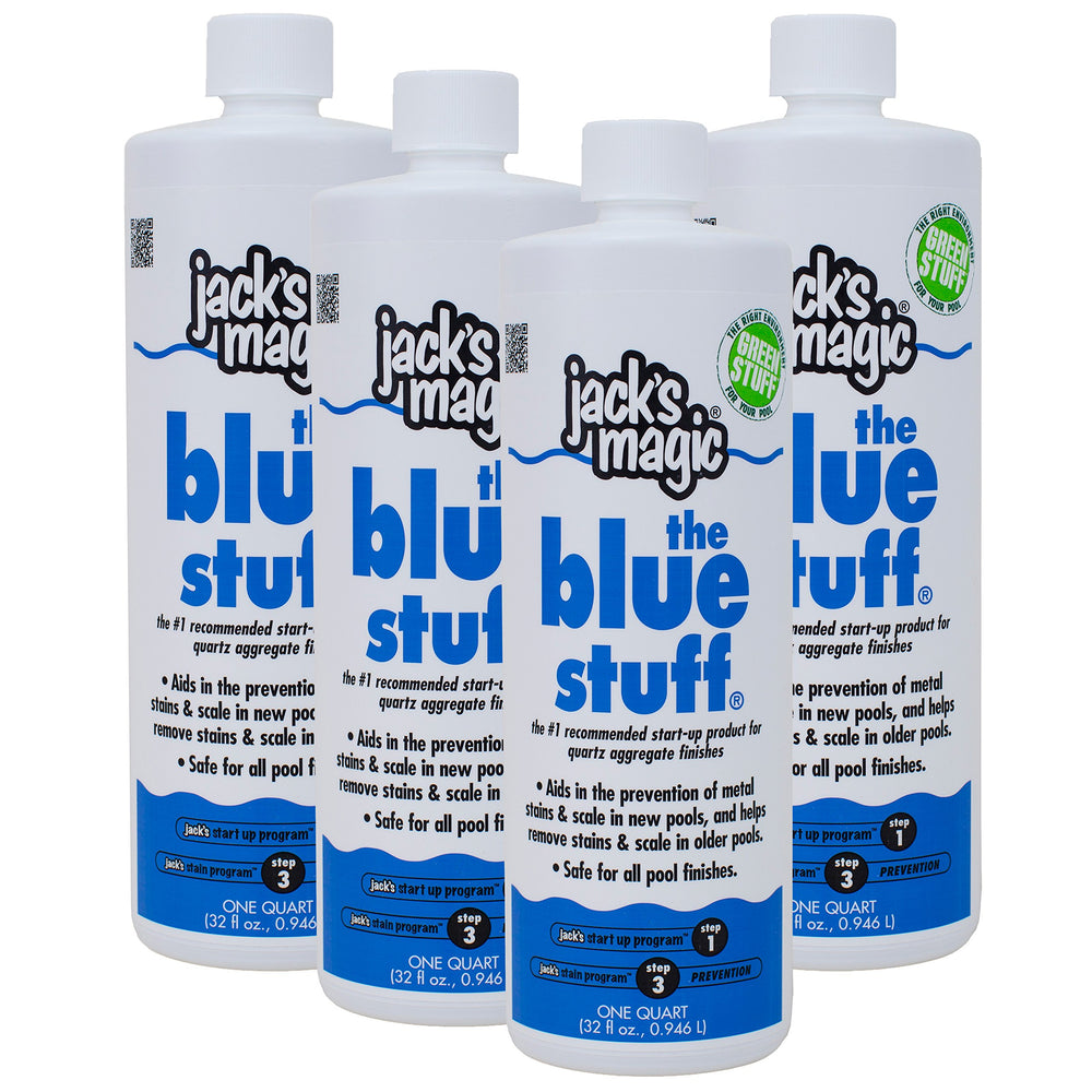 Jack's Magic The Blue Stuff 1 Quart liquid bottle front view