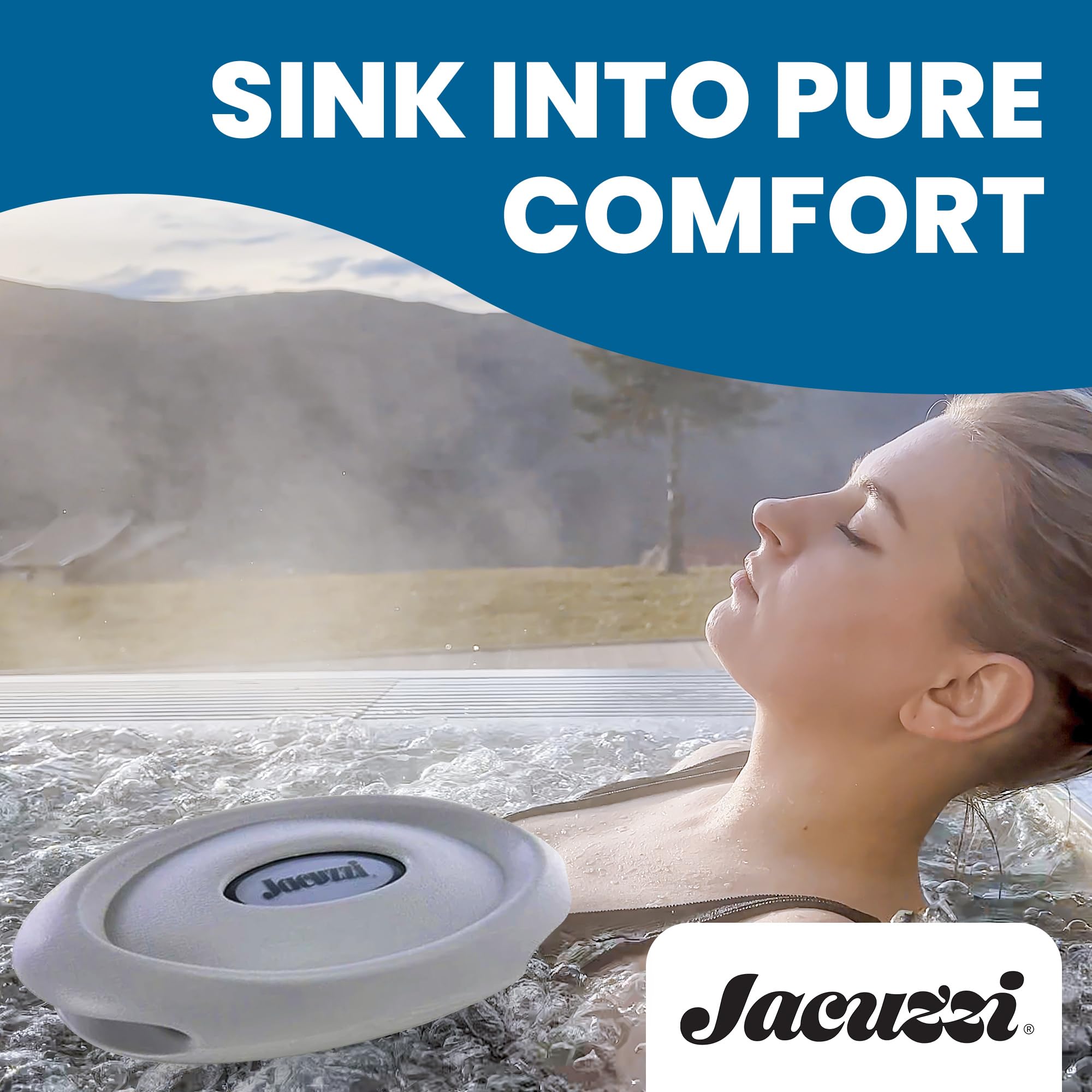 Jacuzzi J-400 Spa Pillow in a relaxing spa setting
