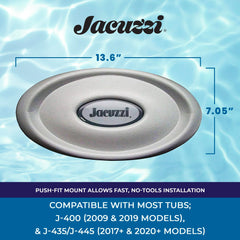 Jacuzzi J-400 Spa Pillow installation in a hot tub