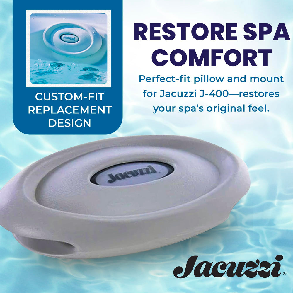 Jacuzzi J-400 Spa Pillow side view with light window