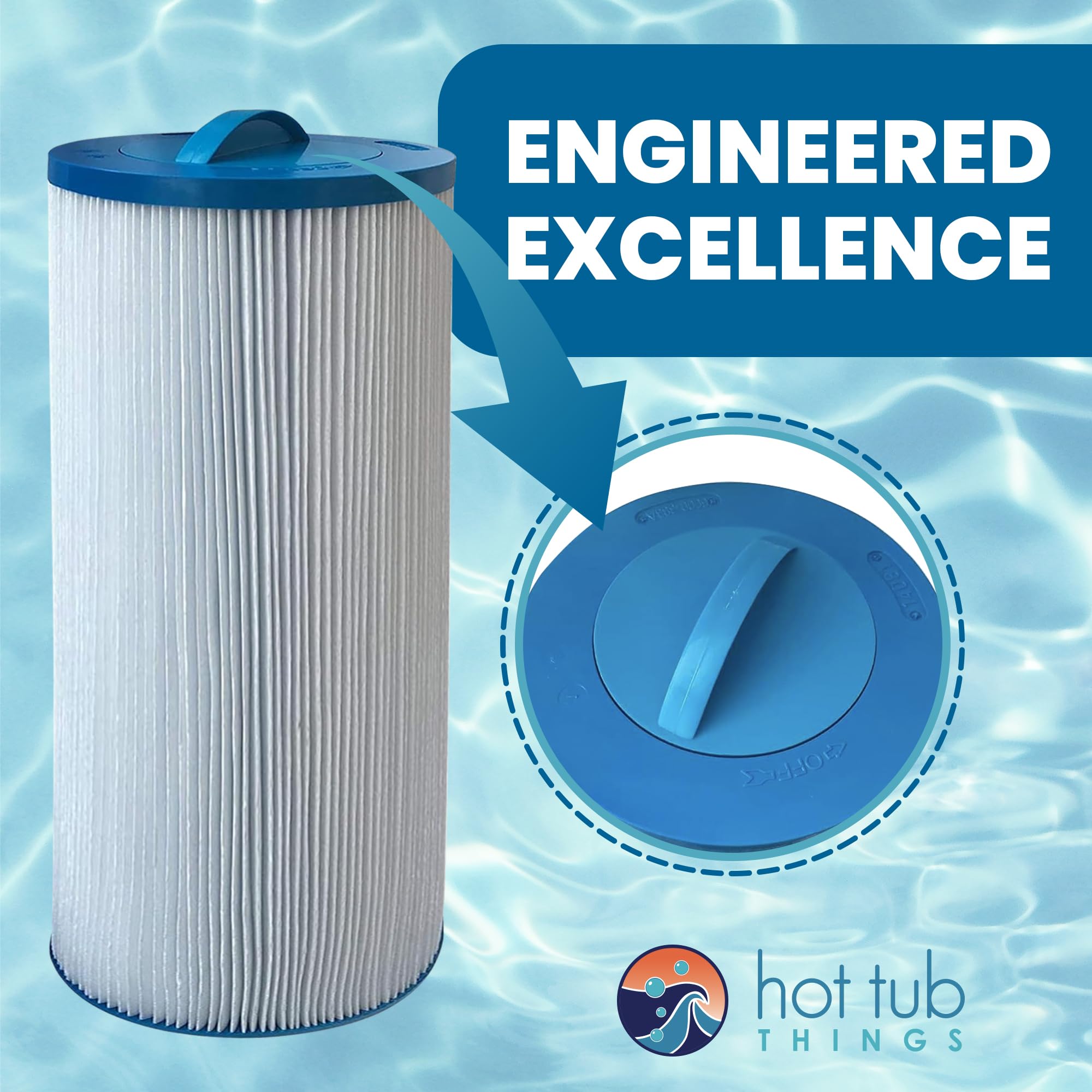 Jacuzzi ProClear Hydro Filter Cartridge installed in spa