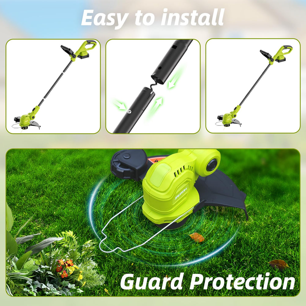 JAGROM cordless trimmer with spacer guard