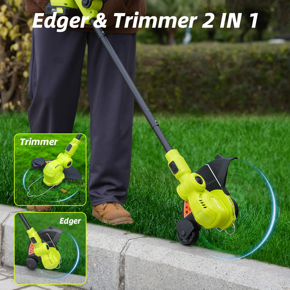 JAGROM string trimmer in grass green color