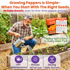 Jalapeno pepper seeds from NatureZ Edge