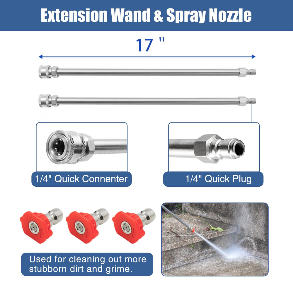 janz Pressure Washer Surface Cleaner in action