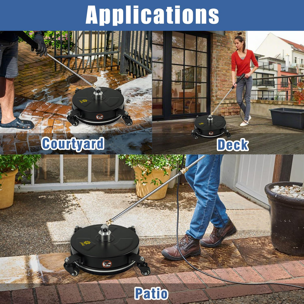 janz surface cleaner showing quick plug connection
