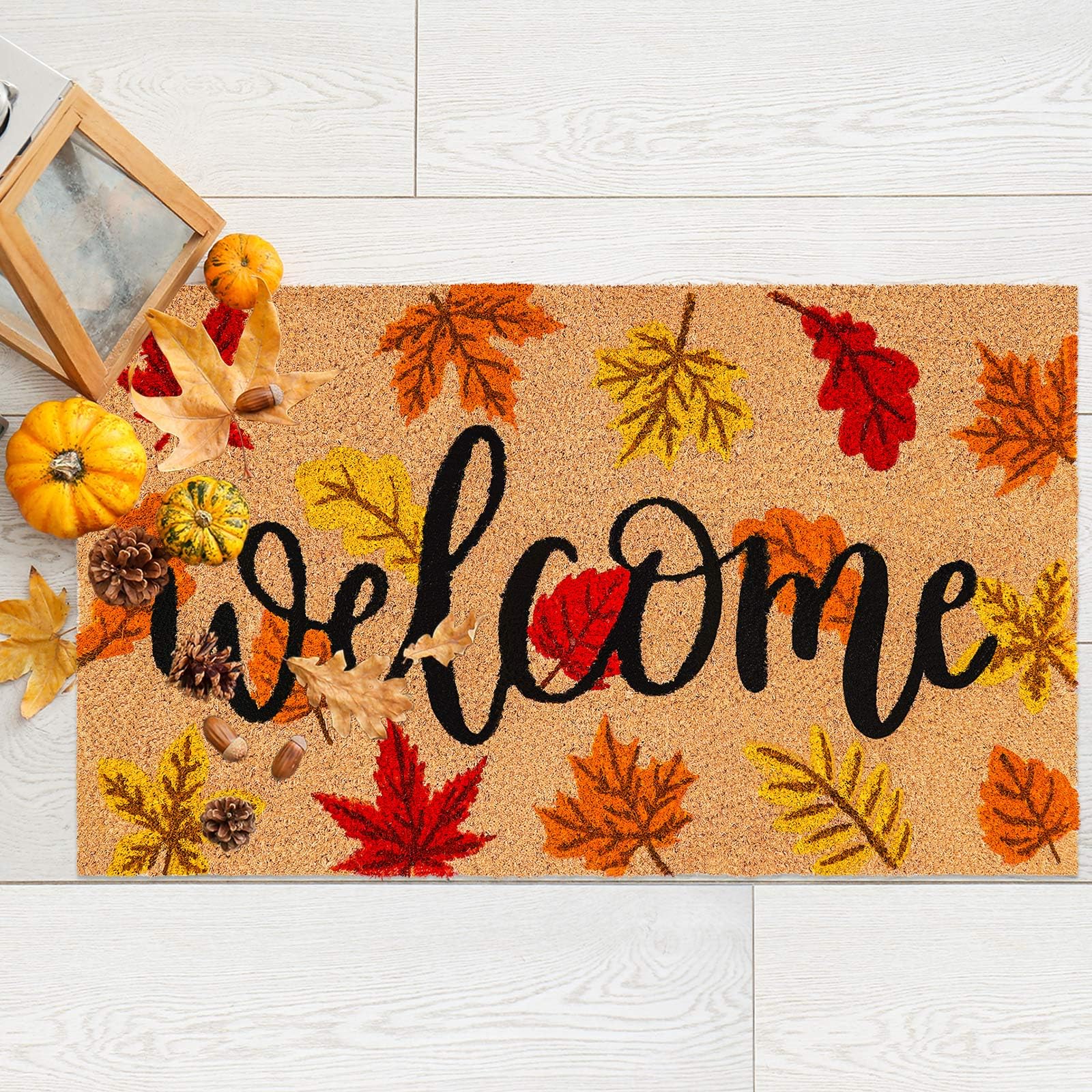 JarThenaAMCS Coir Door Mat in indoor setting