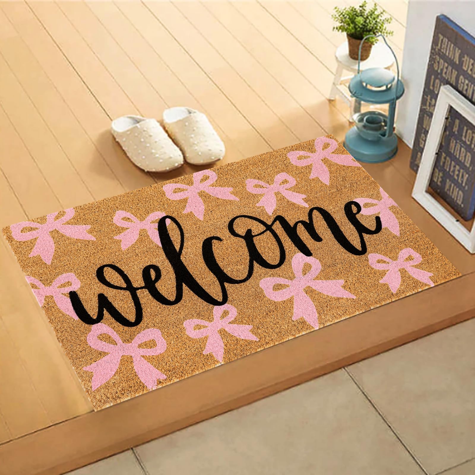JarThenaAMCS doormat showcasing coir texture