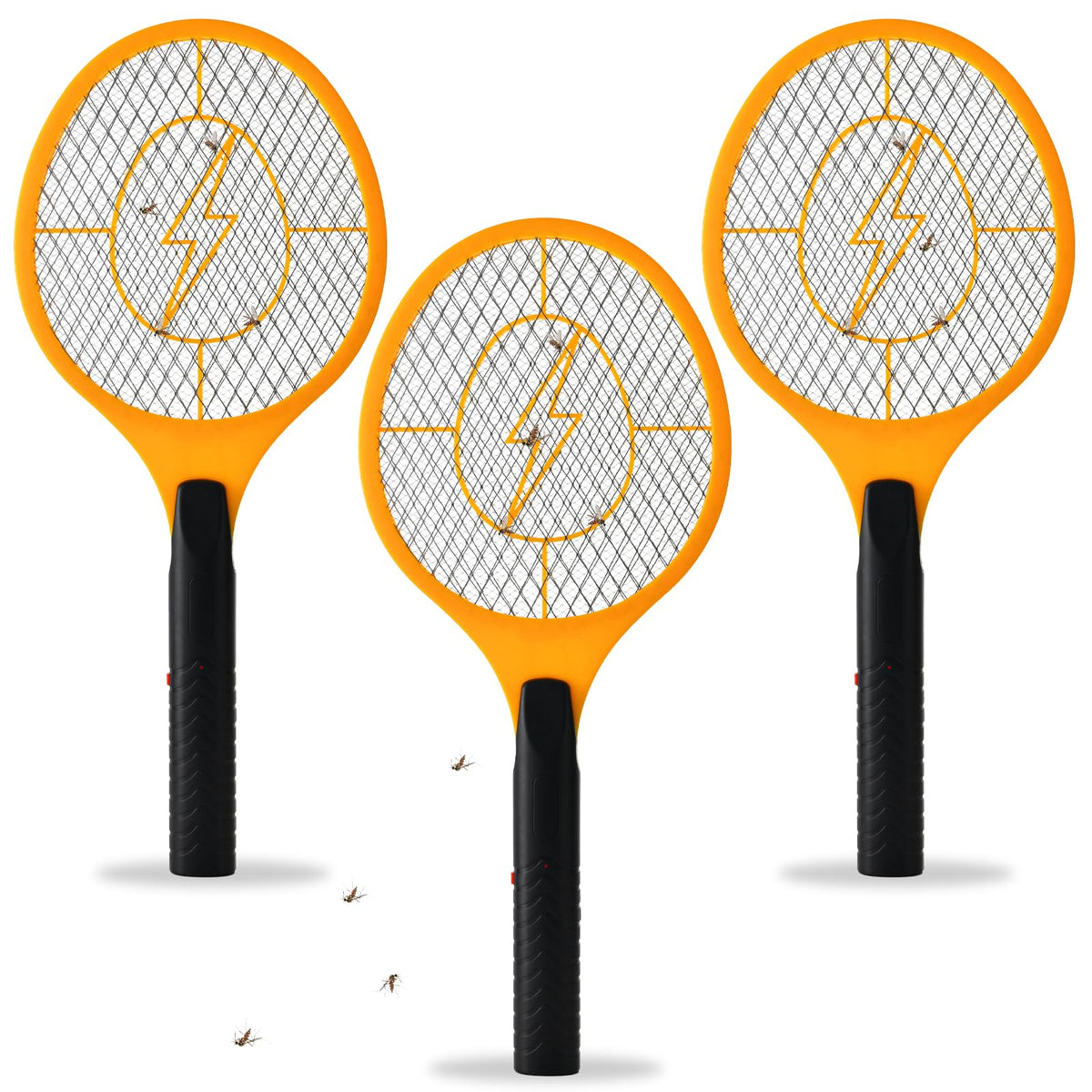 Jazb Electric Fly Swatter pack of 3 in yellow