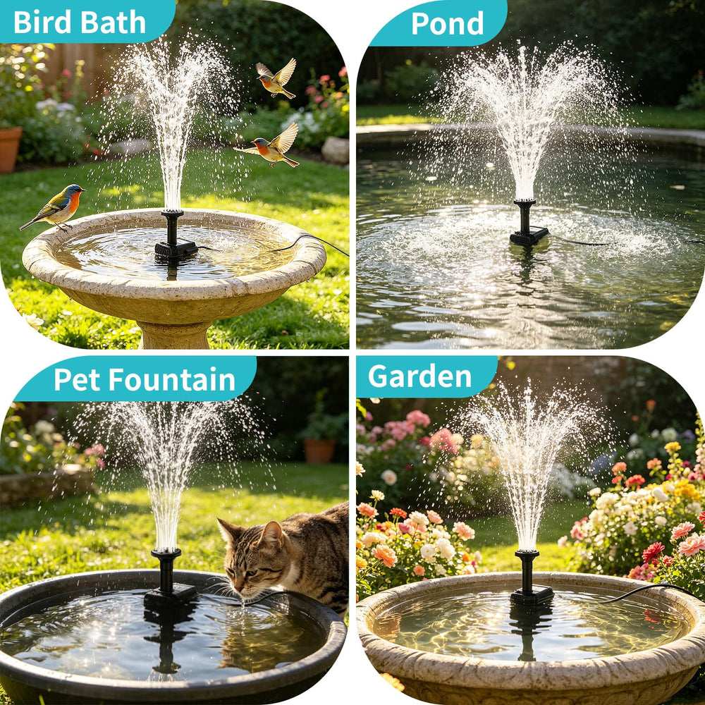 Jbobbju Solar Fountain Pump packaging