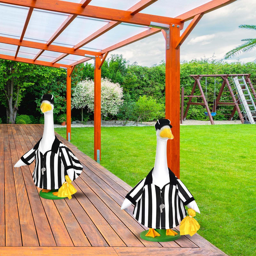 JcHrmers referee goose outfit ideal for outdoor decoration