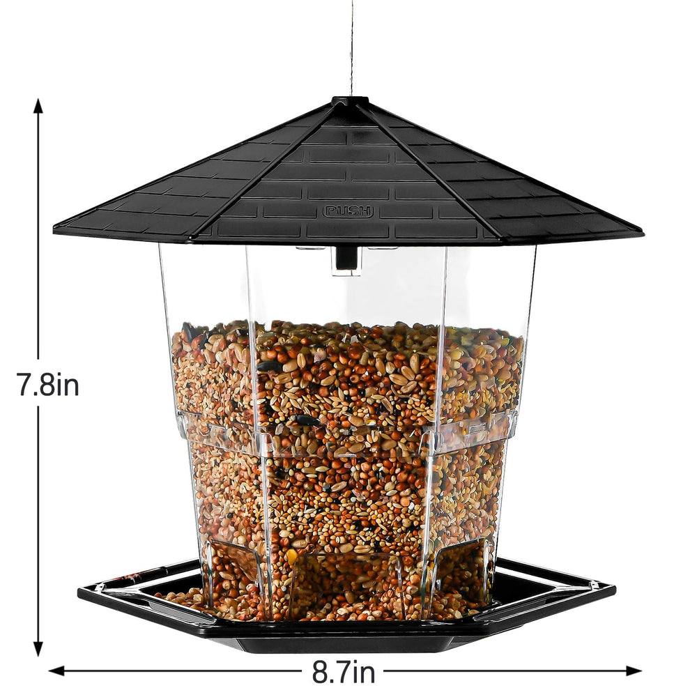 Jealoeur Bird Feeder in garden setting